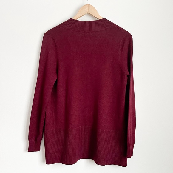 Debut burgundy red-purple super soft cardigan - Picture 2 of 7